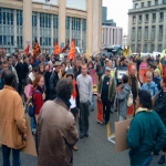 Manifestation contre le chmage et la prcarit le 8 octobre 2003 photo n9 